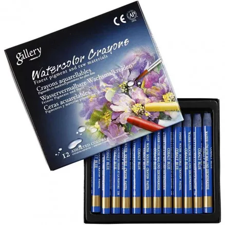 Gallery Aquarell, Kobaltblau (338), L: 9,3 cm, 12 Stk./ 1 Pkg.