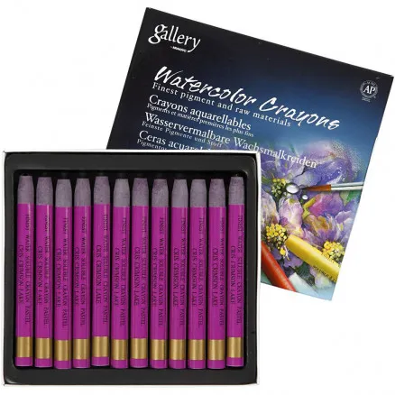 Gallery Aquarell, dunkelrosa (314), L: 9,3 cm, 12 Stk./ 1 Pkg.